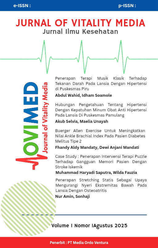					Lihat Vol 1 No 1 (2025): Journal of Media Vitality
				